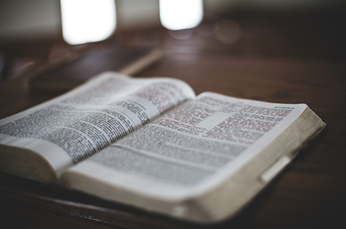 Bible on Pulpit