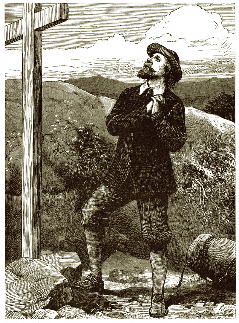Christian at the Cross