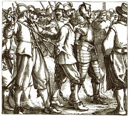 Pilgrims Arrested